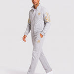 KZZ Everyday Casual Stand Collar Set Men's Fashionable Two-Piece All-Season Versatile