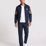 KZZ Everyday Casual Stand Collar Set Men's Fashionable Two-Piece All-Season Versatile