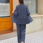 Linen Shirts Loose Long Pants Beach Outfits - Nadorine (Us Only)