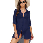 Nadorine Cover Up Shirt Chiffon Beachwear