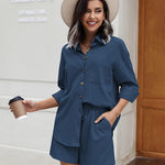 Nadorine 3 Piece Linen Set