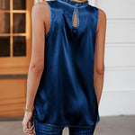 Womens Tank Tops Dressy Casual Mock Neck Sleeveless Blouses Fashion Shirts for Work - Nadorine (Us Only)