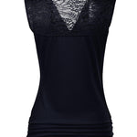Ruched Cowl Neck Tank Tops - Nadorine (Us Only)