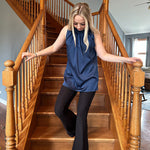 Womens Tank Tops Dressy Casual Mock Neck Sleeveless Blouses Fashion Shirts for Work - Nadorine (Us Only)
