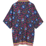 Floral Printed Batwing Cardigan - Nadorine (Us Only)
