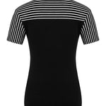 Nadorine Women's Casual Tie Neck Tunic Blouse Tops