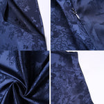 Satin Zipper Elegant Work Skirts - Nadorine (US Only)