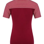 Nadorine Women's Casual Tie Neck Tunic Blouse Tops