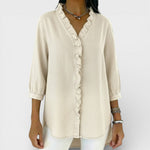 Heather™ | Elegant Ruffled Blouse
