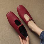Elspeth™ | High-Vamp Mary Jane Flat