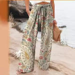 Maite | Floral print trousers