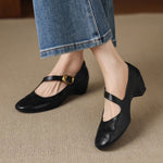Quira™ | Round-Toe Mary Jane Flat