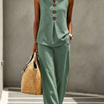 Joséphine – Flowy Elegant Pants Set