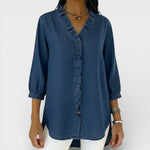 Heather™ | Elegant Ruffled Blouse