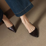 Michèle™ | Elegant Low Heel Court Shoes