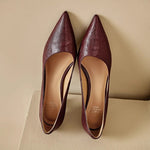 Michèle™ | Elegant Low Heel Court Shoes