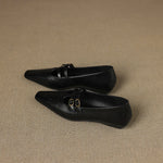 Ceyla™ | Brogued Double-Strap Mary Jane Flat