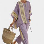 Ariadna | Chic Striped Ensemble