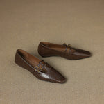 Ceyla™ | Brogued Double-Strap Mary Jane Flat
