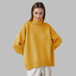 Mylène – Oversized Cotton Turtleneck Sweater
