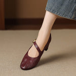 Quira™ | Round-Toe Mary Jane Flat