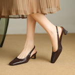 Ersa™ | Genuine Leather Slingbacks