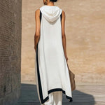 Asymmetric Linen Two-Piece Set