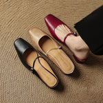Meyra Leather Mules