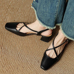 Valenne Leather Heels