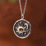 Boho Sun Moon Necklace