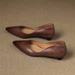 Arla Genuine Leather Flats