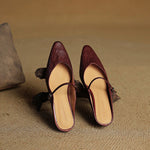 Orella Genuine Leather Mules