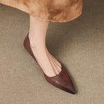 Arla Genuine Leather Flats