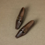 Ceyla™ | Brogued Double-Strap Mary Jane Flat