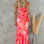 Anna | Purple Floral One Shoulder Dress