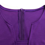 Elegant Office Wear A-Line Flowy Pleated Dress