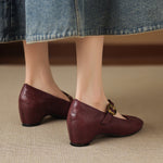 Quira™ | Round-Toe Mary Jane Flat