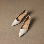Michèle™ | Elegant Low Heel Court Shoes