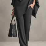 Manuela | Elegant Drape Two-Piece Set