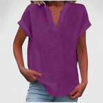 Kimberly | Cozy V-Neck Top