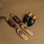 Carla Genuine Leather Mules