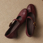 Quira™ | Round-Toe Mary Jane Flat