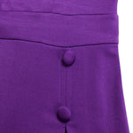 Elegant Office Wear A-Line Flowy Pleated Dress