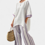 Allegra | Comfortable Striped Set