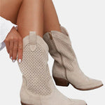 Ariadna | Perforated Ankle Boots