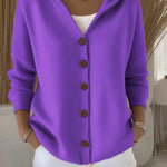 Zoé - Soft Knit Cardigan with Hood