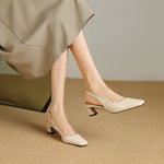Ersa™ | Genuine Leather Slingbacks