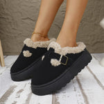 TAZA��� - Comfy Platform Mini Boots Slippers