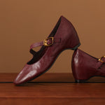Quira™ | Round-Toe Mary Jane Flat