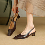 Ersa™ | Genuine Leather Slingbacks